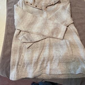 Merona Light Brown Sweater with Button Detail